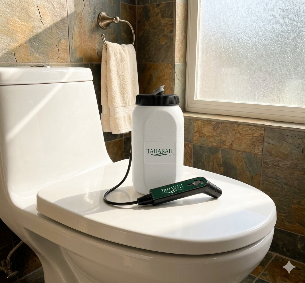 Taharah Portable Electric Bidet - Zero Installation Home Bidet