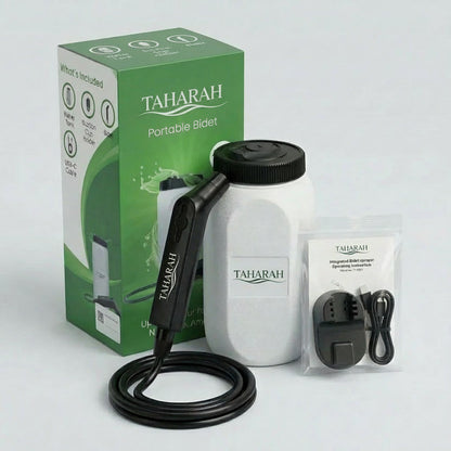 Taharah Portable Electric Bidet - Zero Installation Home Bidet